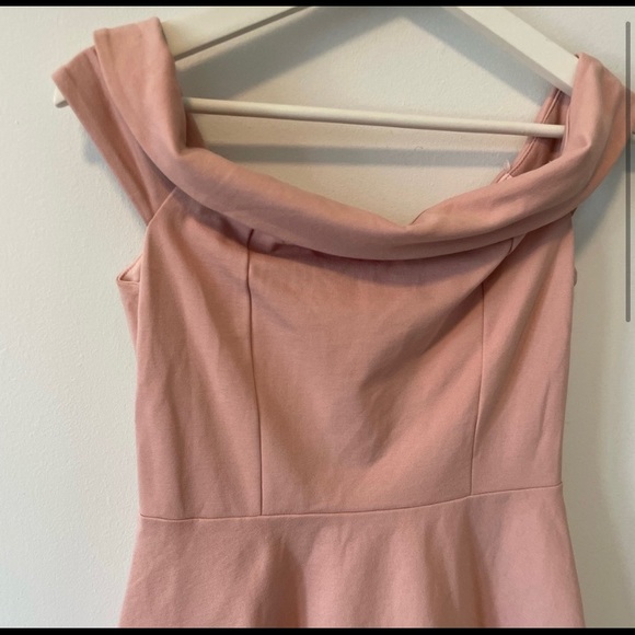 Lulu's Blush Off The Shoulder Dress - Picture 10 of 10